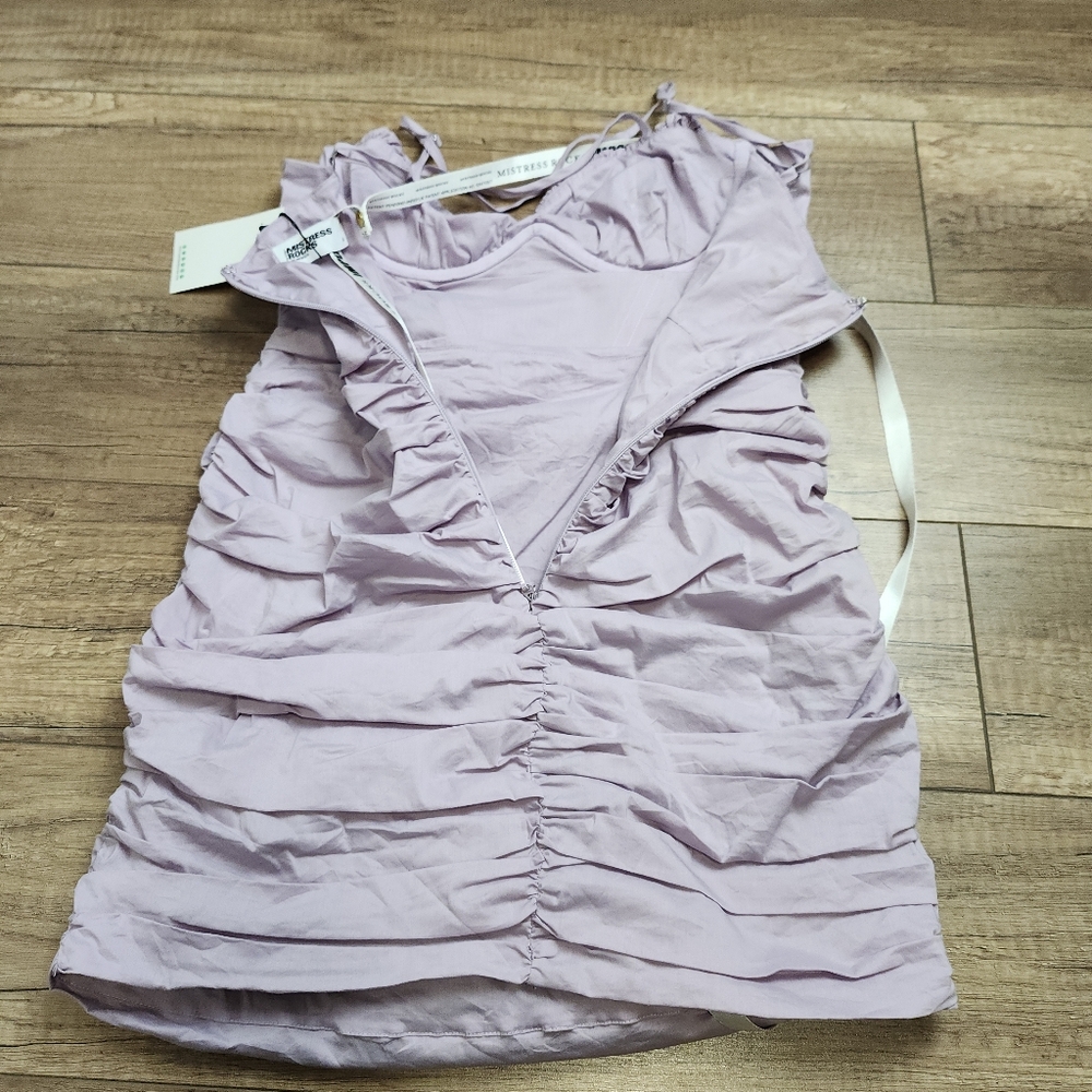 Mistress Rocks Lilac Mini Dress - Picture 9 of 16